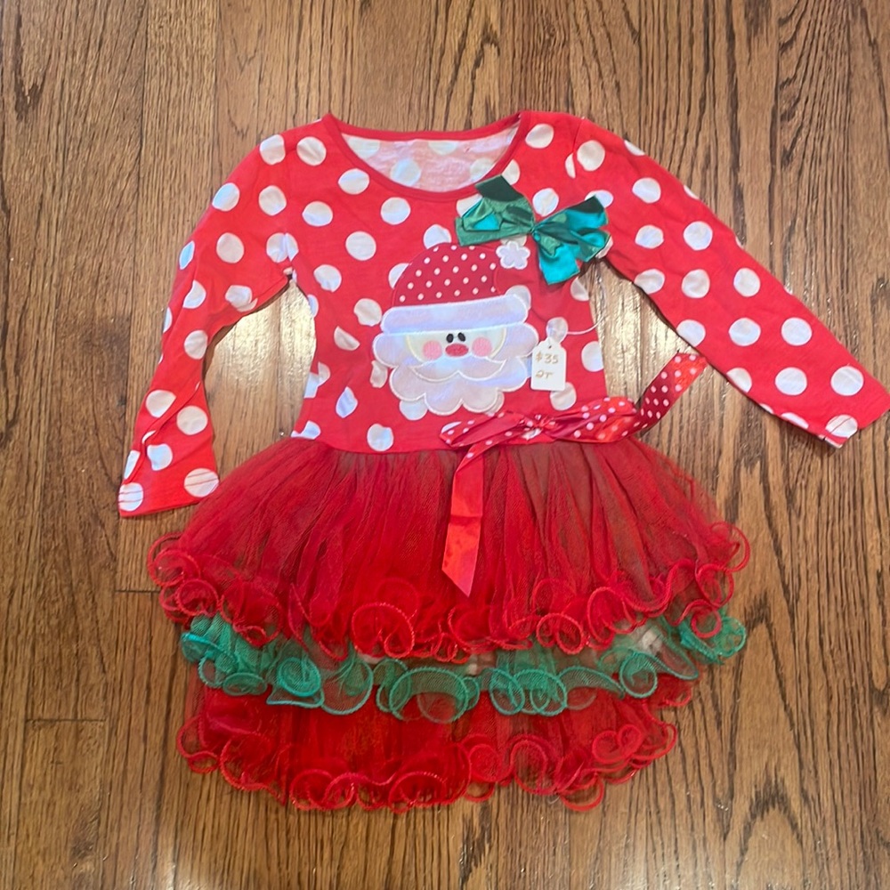 Christmas Santa tree size 2t new
